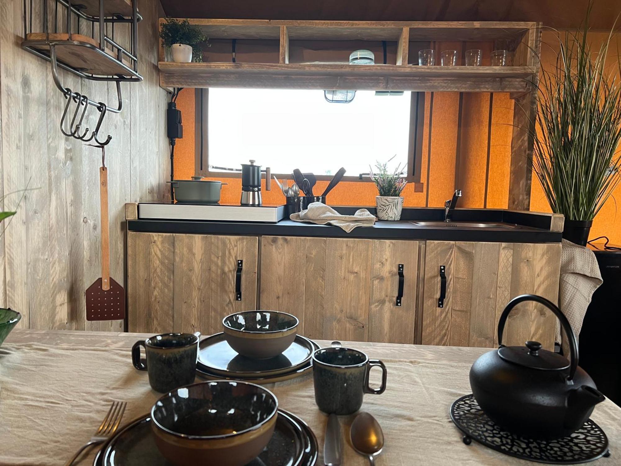 In De Hei Acomodação com café da manhã Mariahout Exterior foto